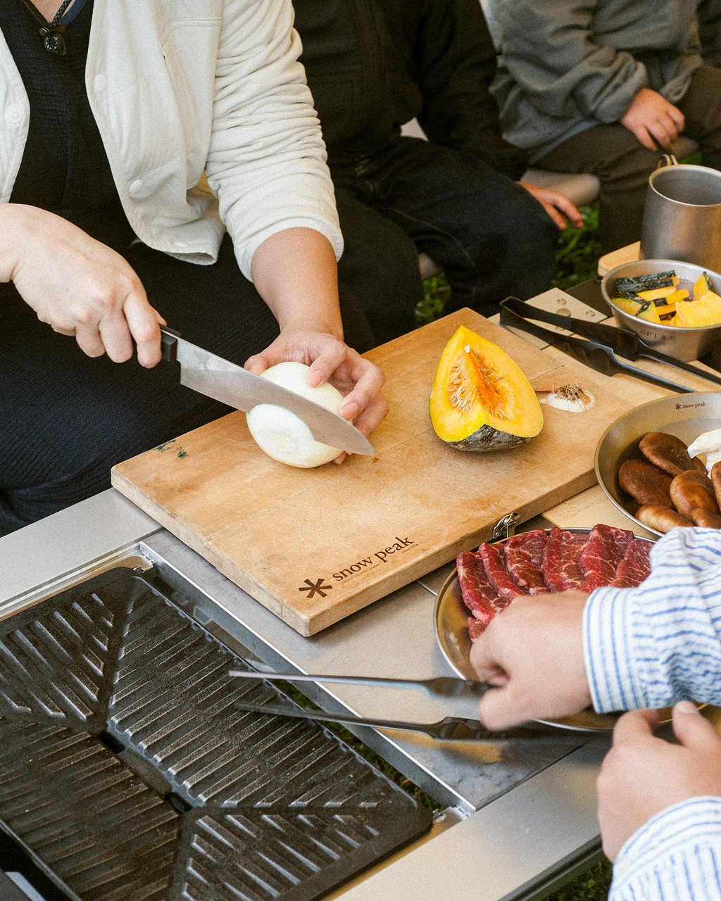 Snow Peak Chopping Board Set L