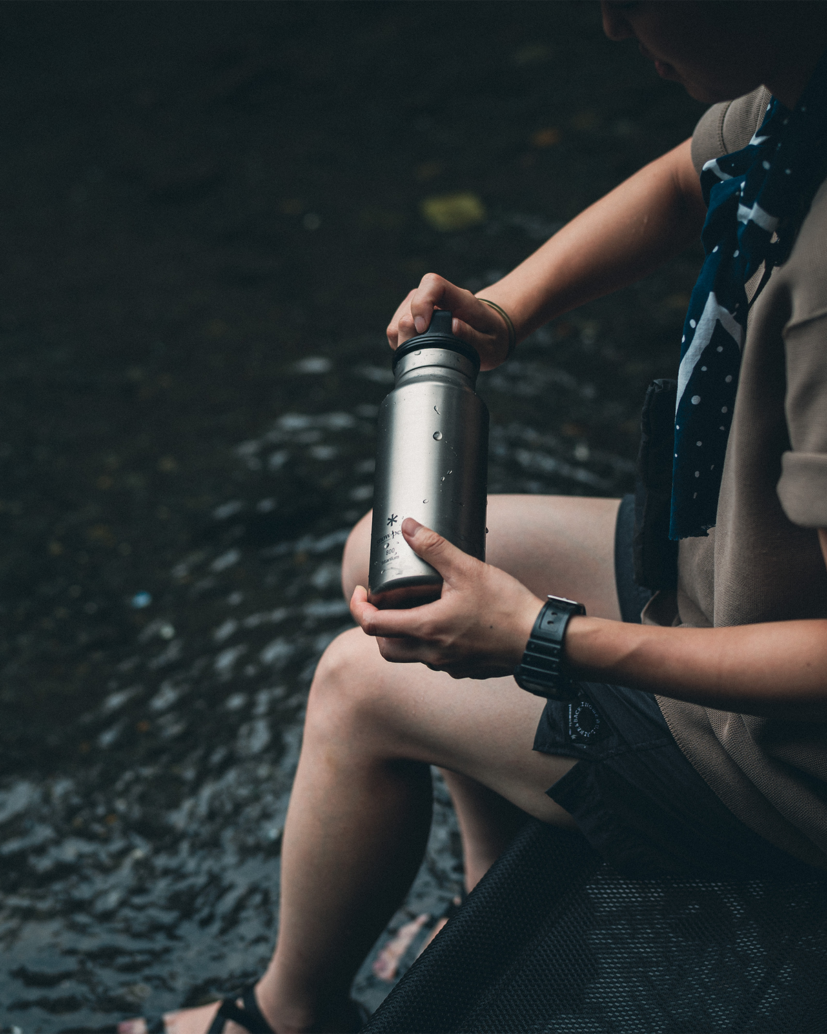 Snow Peak Titanium Aurora Bottle