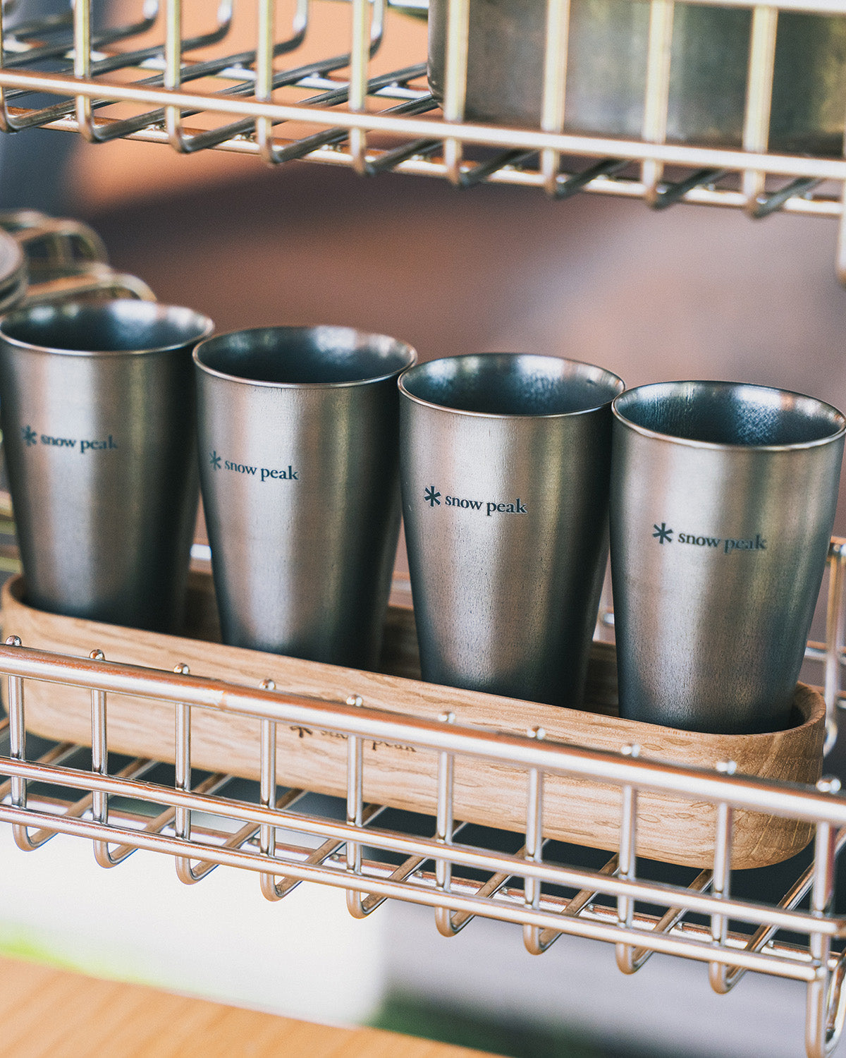 Snow Peak Titanium Shot Glass Duo