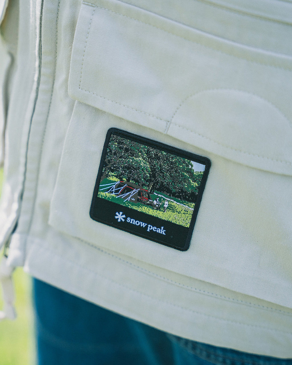 Snow Peak Land Lock Iron-On Patch Set
