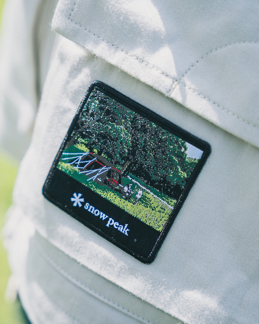 Snow Peak Land Lock Iron-On Patch Set