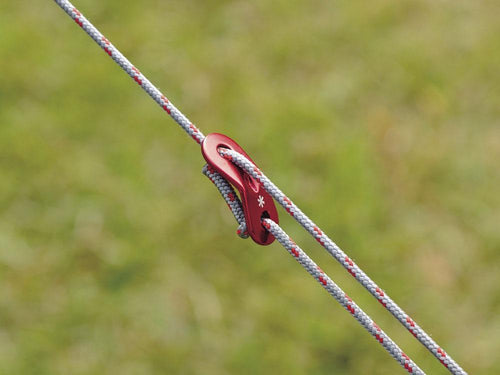 Snow Peak Aluminum Rope Tensioner Red