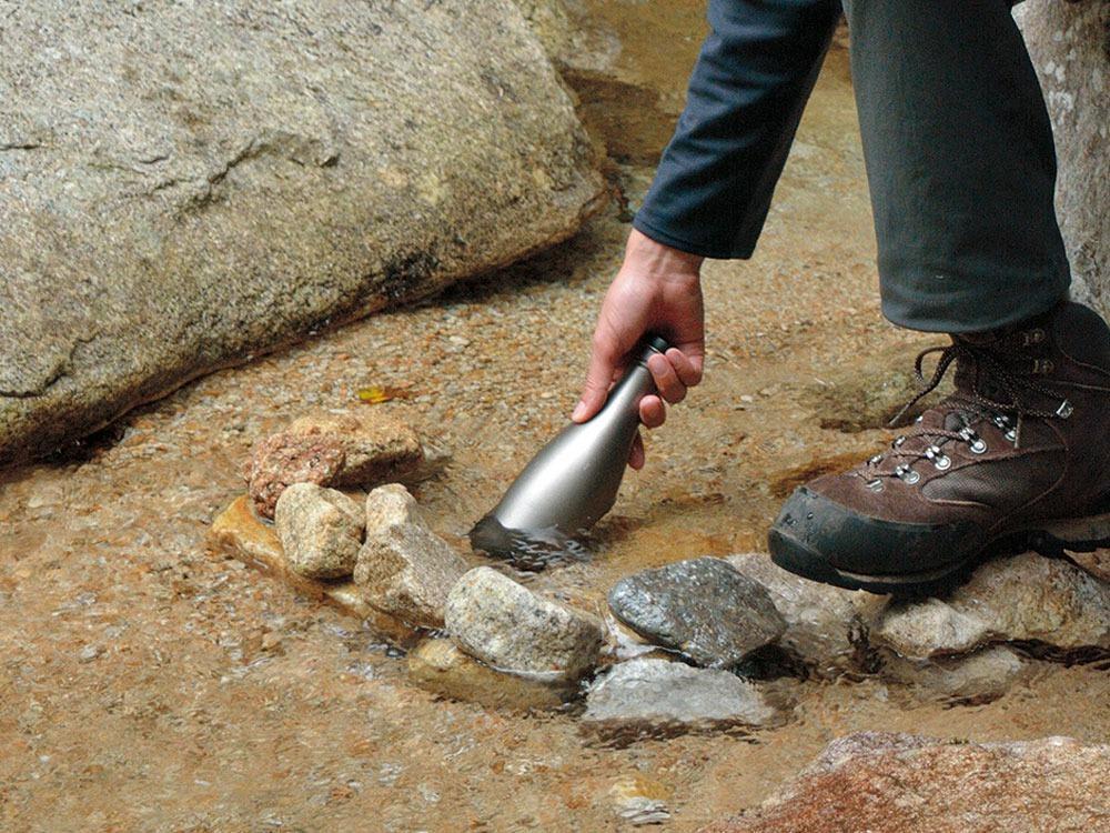 Snow Peak Titanium Sake Bottle