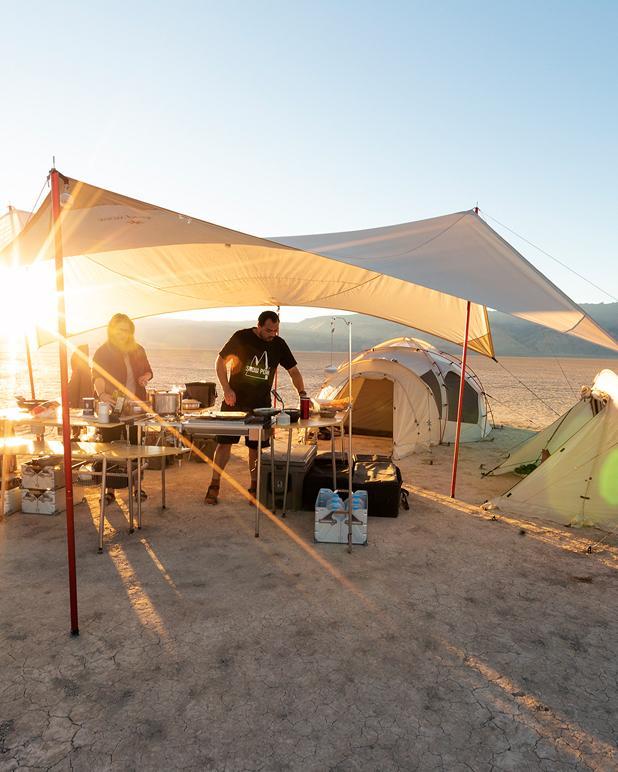 Snow Peak HD Tarp Hexa Evo Pro. Ivory