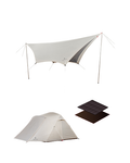 Snow Peak Alpha Breeze & Takibi Tarp Hexa Set