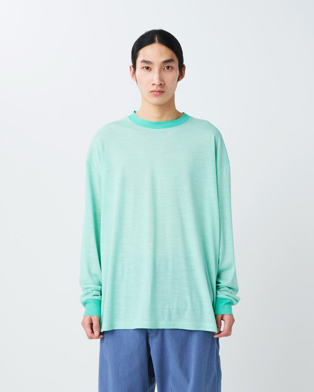 Snow Peak Summer Wool Stripe L/S T-Shirt