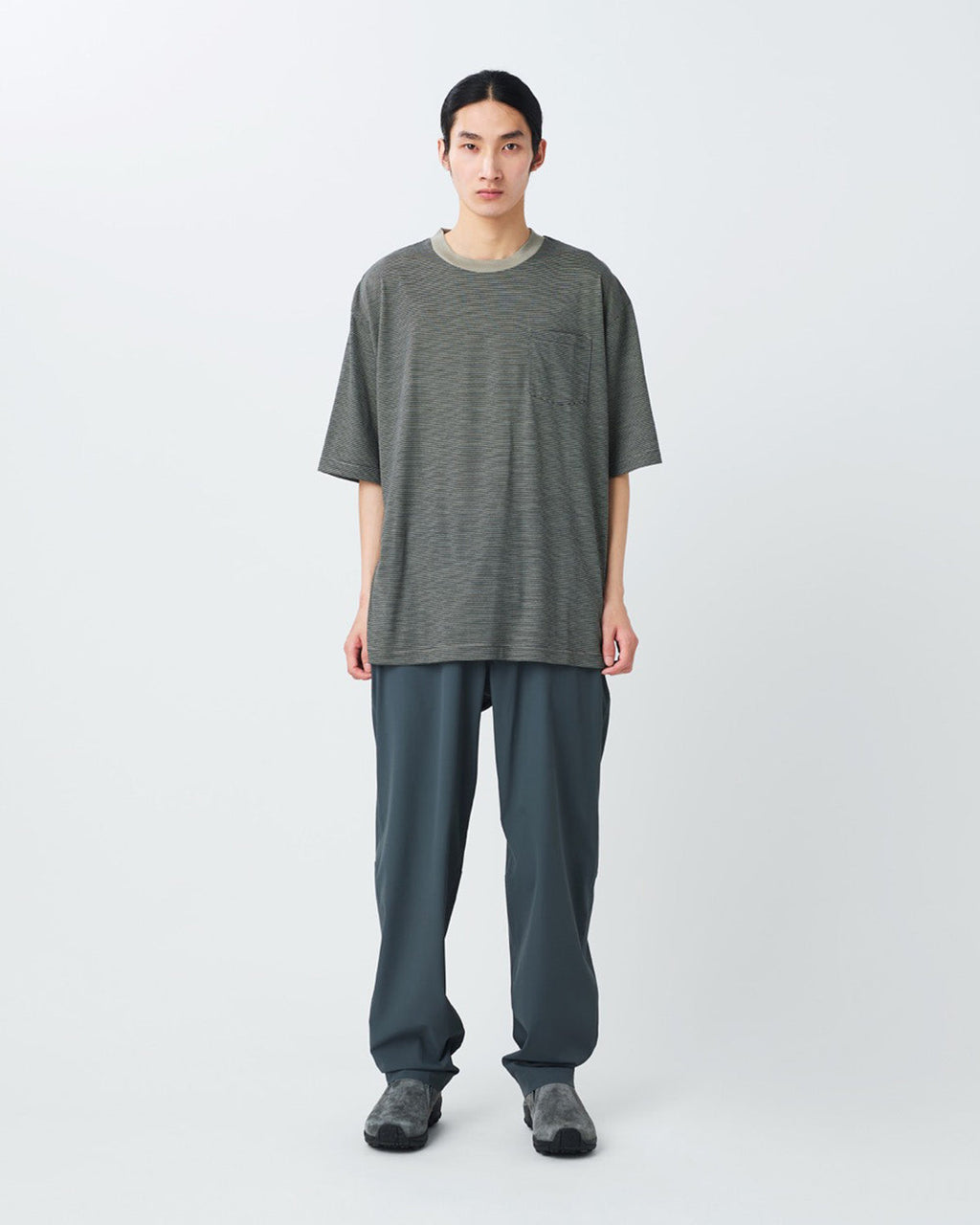 Snow Peak Summer Wool Stripe T-Shirt
