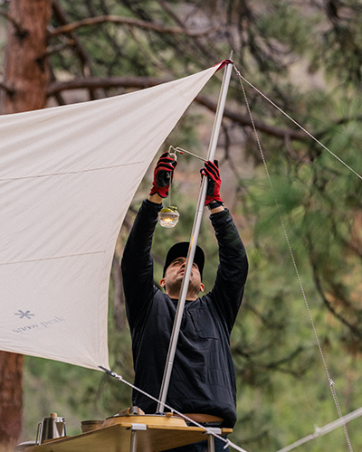 Snow Peak Alpha Breeze & Takibi Tarp Hexa Set