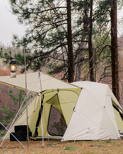 Snow Peak Alpha Breeze & Takibi Tarp Hexa Set
