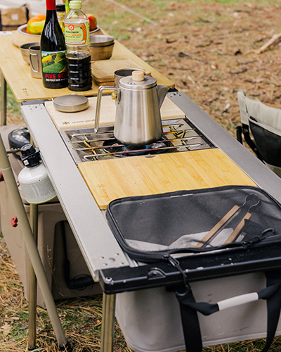 Snow Peak IGT Camp Kitchen & Table Set