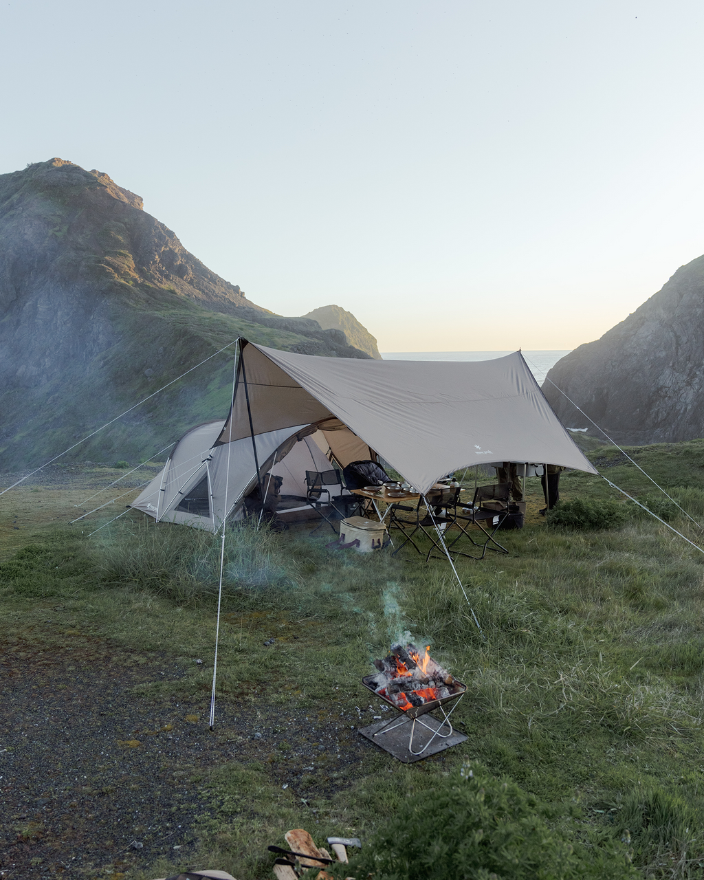Snow Peak Land Nest Medium Tent Tarp Set
