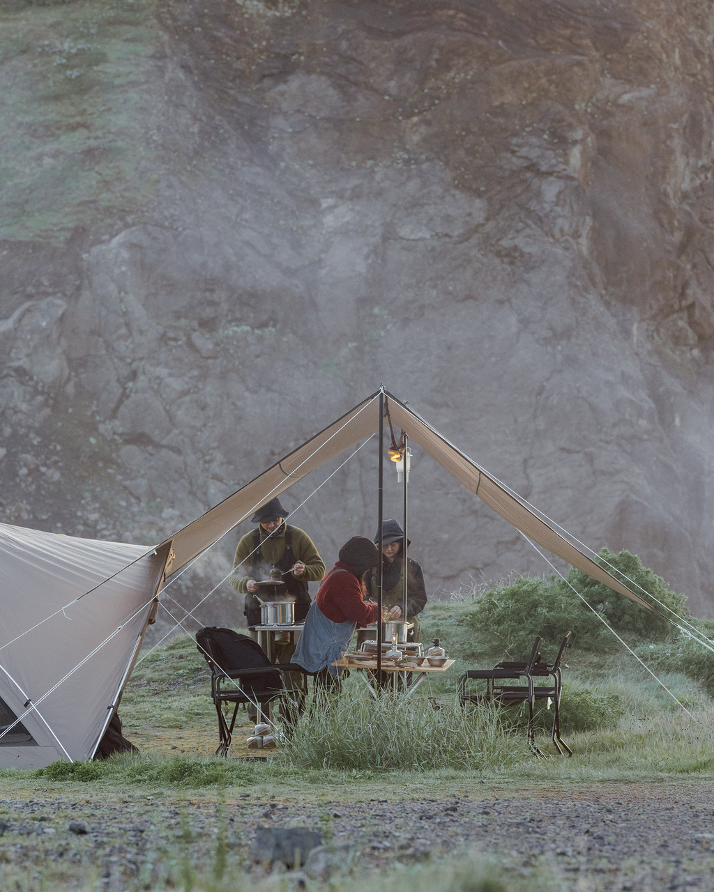 Snow Peak Land Nest Medium Tent Tarp Set