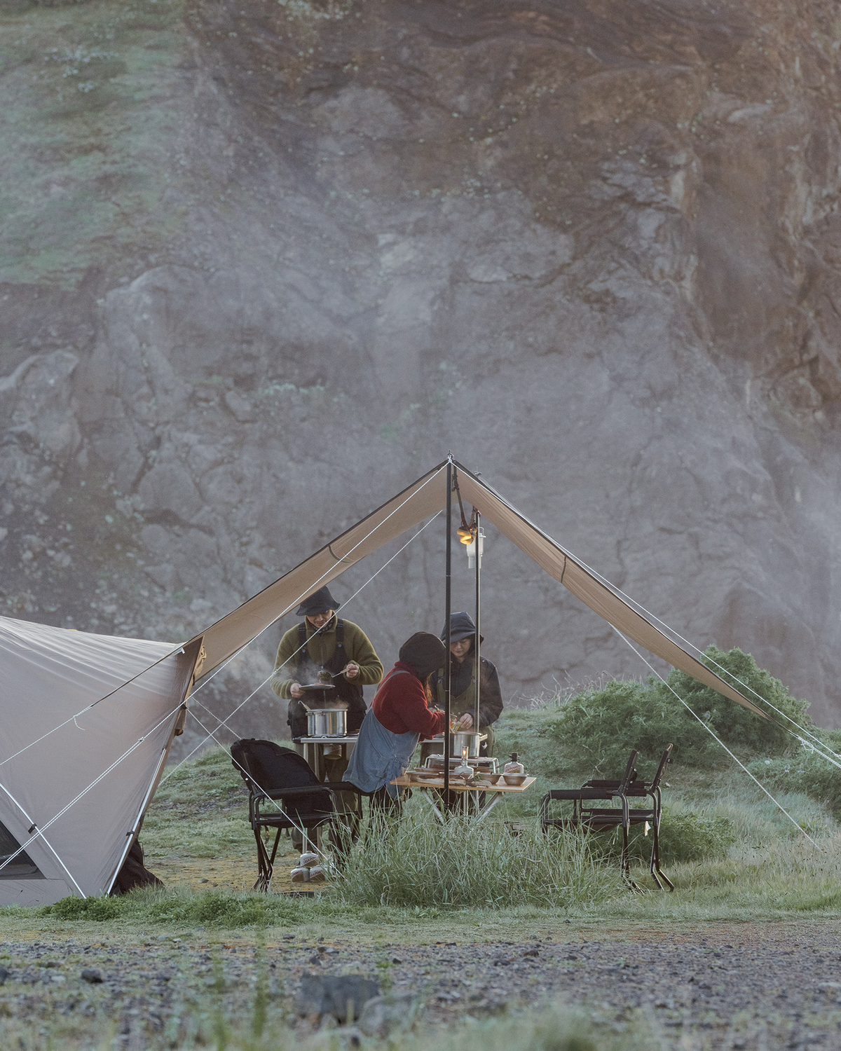 Snow Peak Land Nest Medium Tent Tarp Set