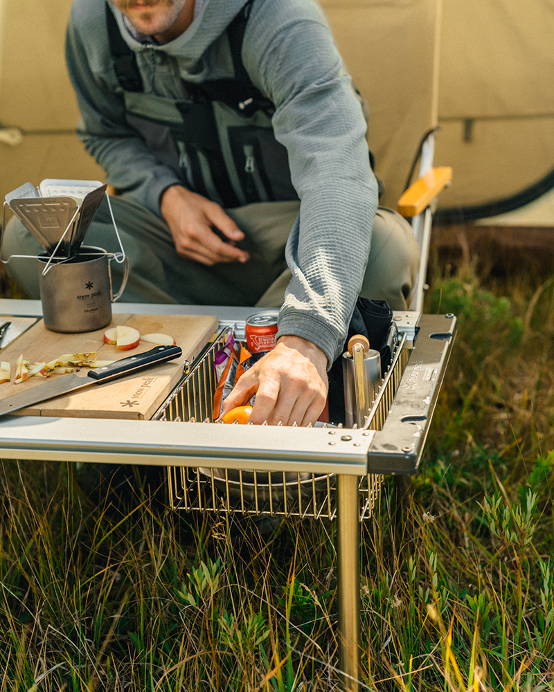 Snow Peak IGT Camp Kitchen Low Set