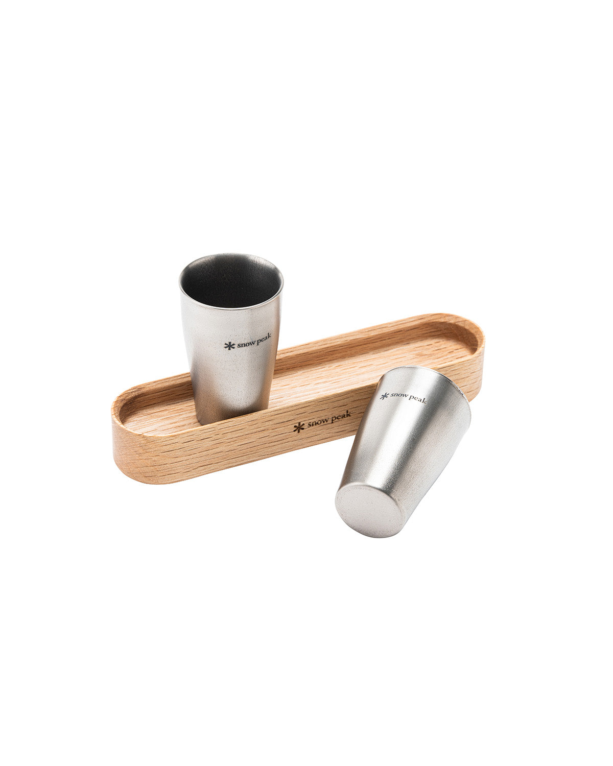 Snow Peak Titanium Shot Glass Duo