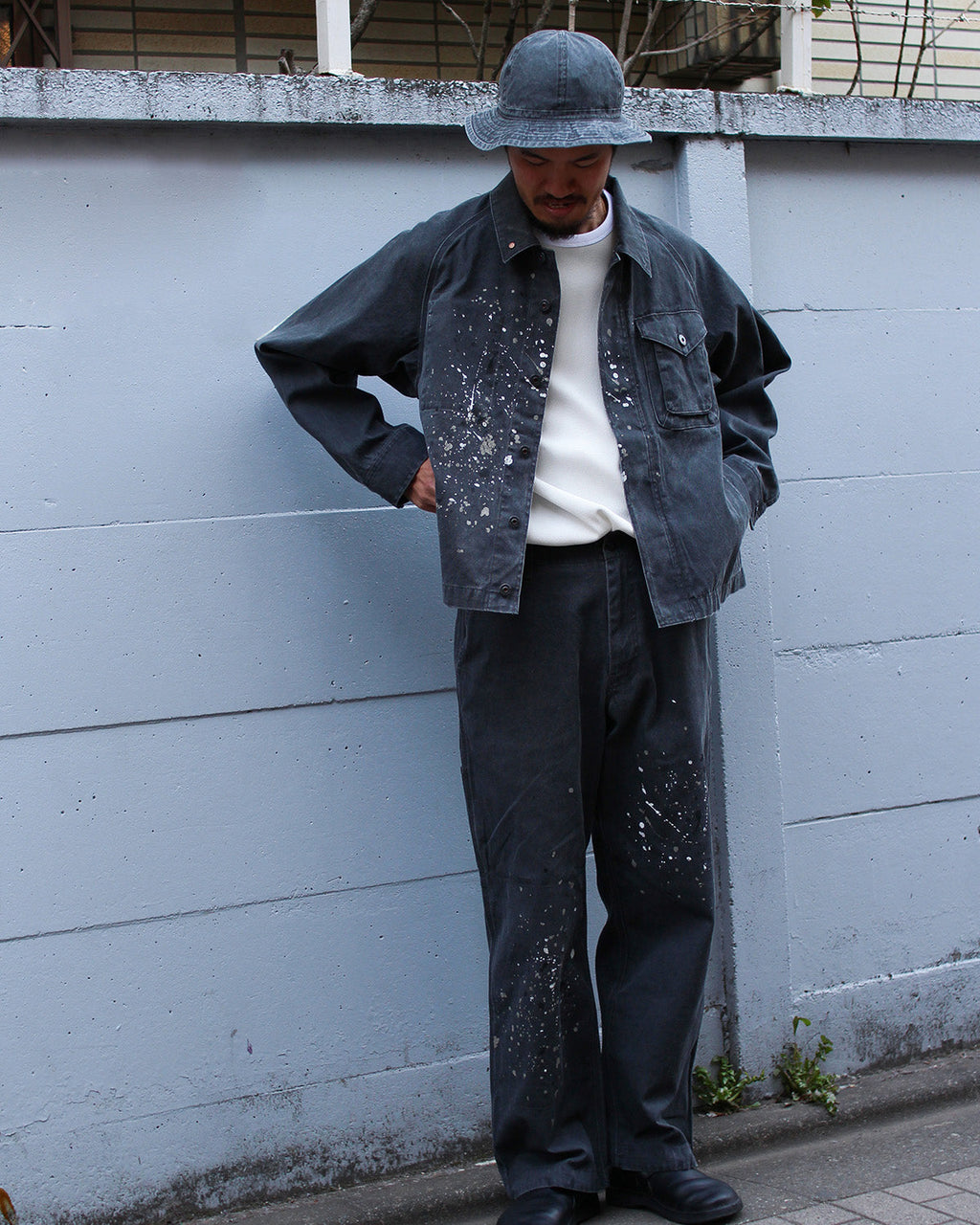 Snow Peak Sulfur Dyed Fade Painted Coverall