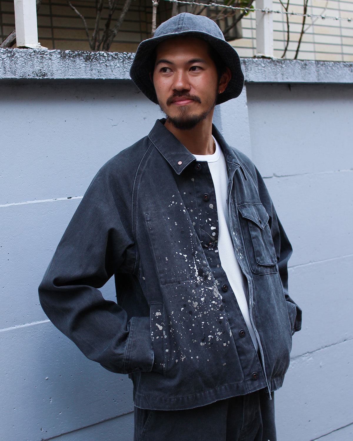 Snow Peak Sulfur Dyed Fade Painted Coverall