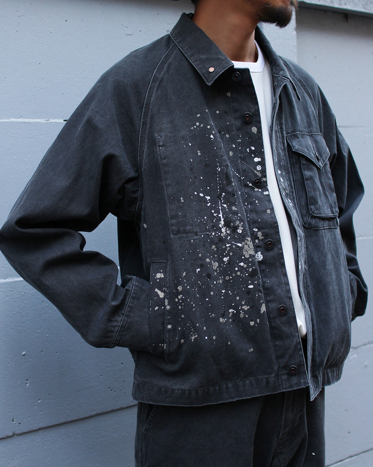Snow Peak Sulfur Dyed Fade Painted Coverall