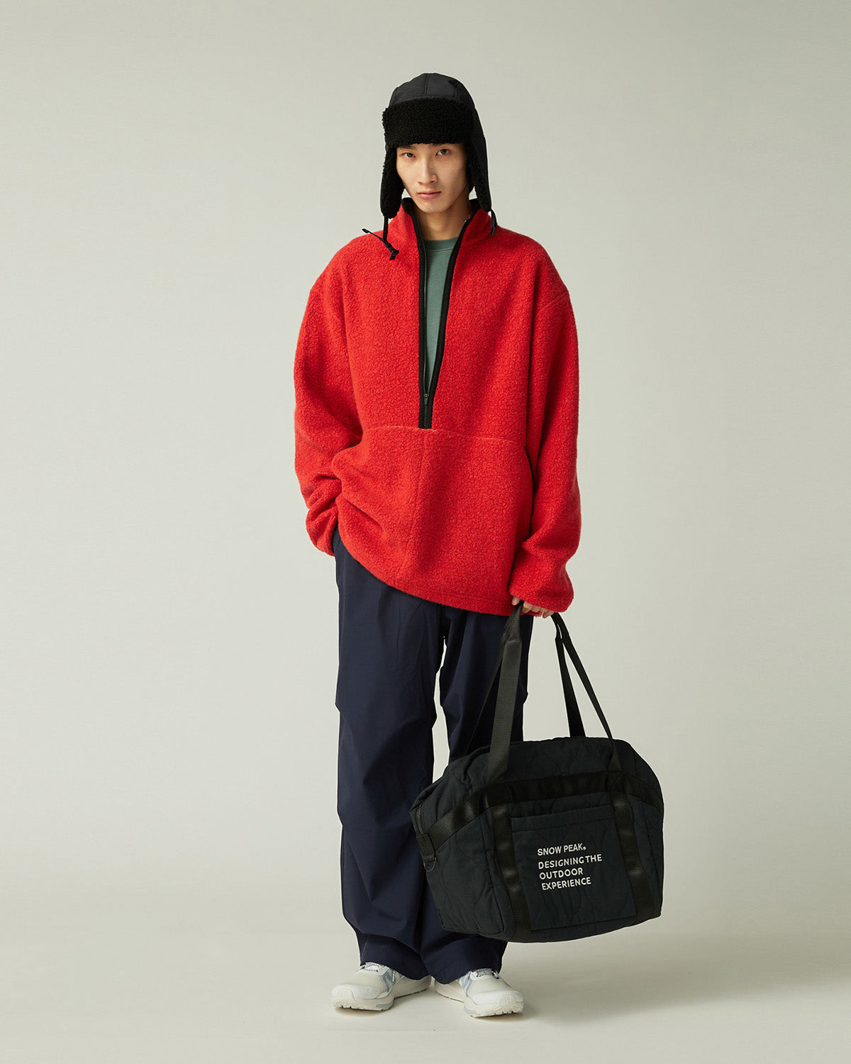 Snow Peak Recycled Wool Boa Pullover