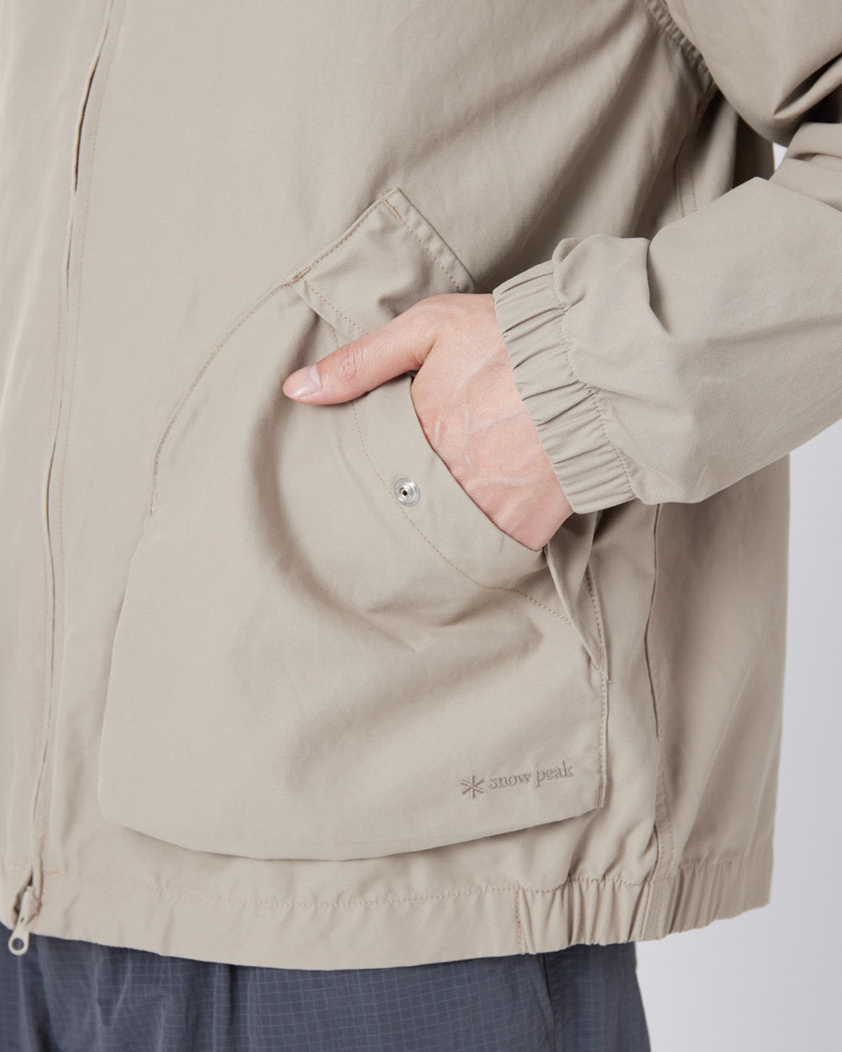 Snow Peak Light Dobby Cloth Harrington Jacket
