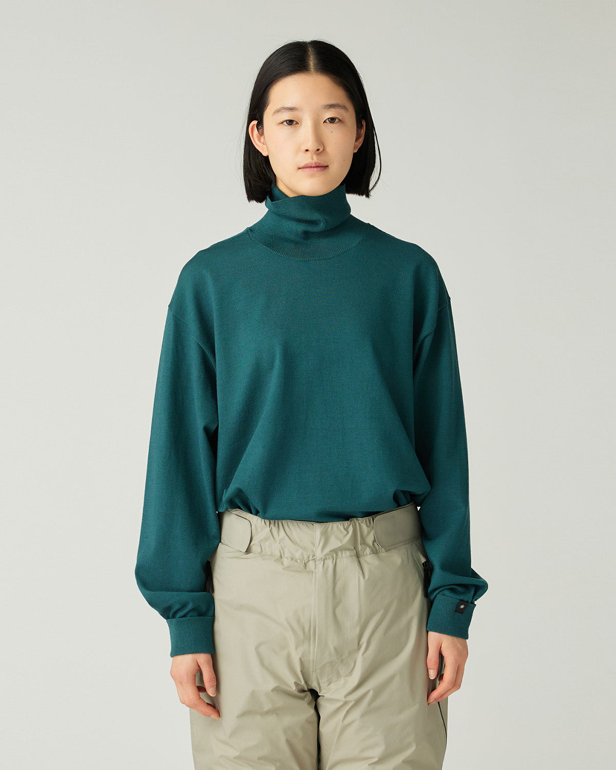 Snow Peak Washable Wool Turtleneck Knit