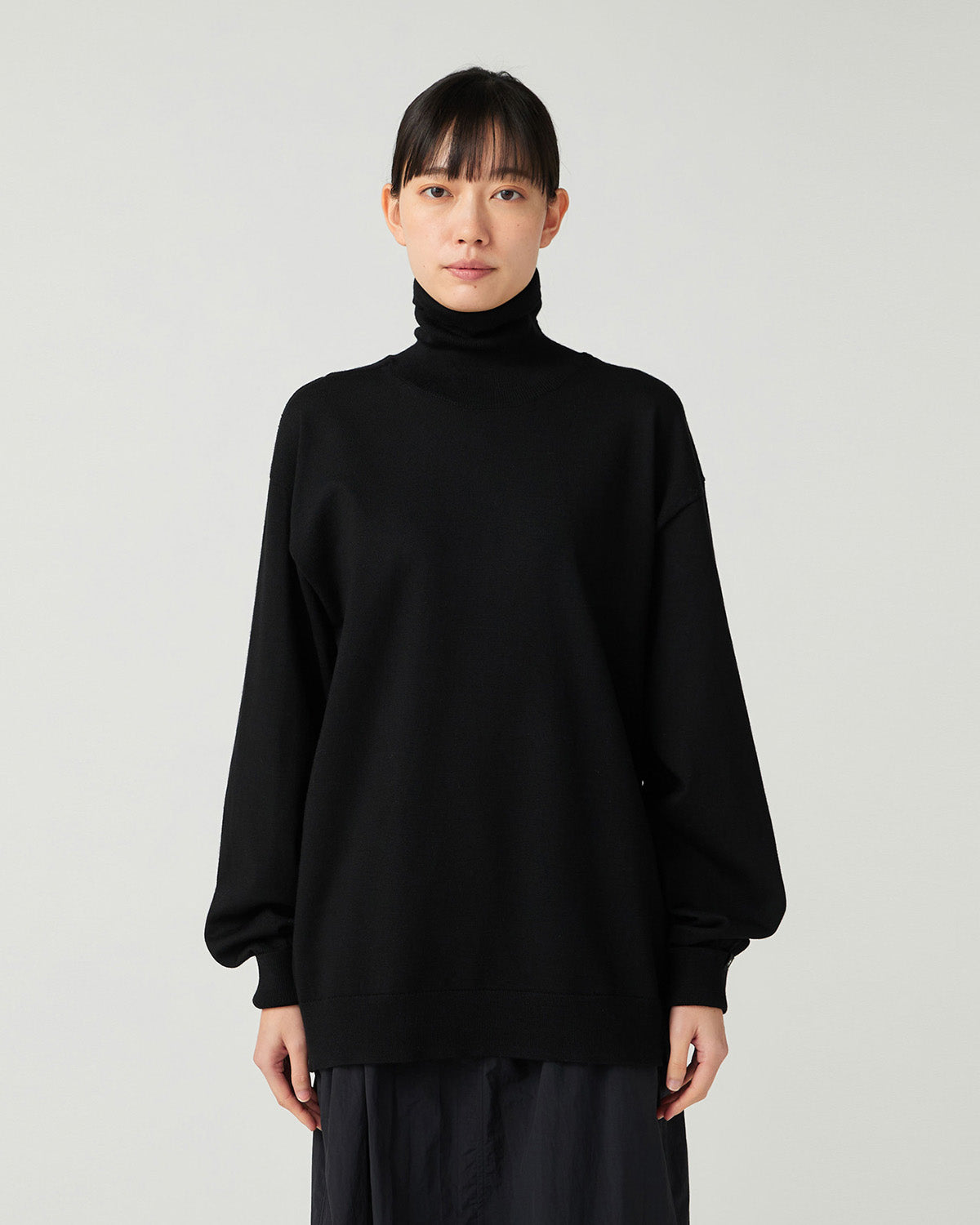 Snow Peak Washable Wool Turtleneck Knit