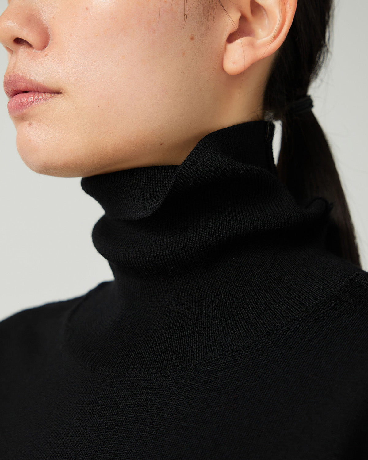 Snow Peak Washable Wool Turtleneck Knit