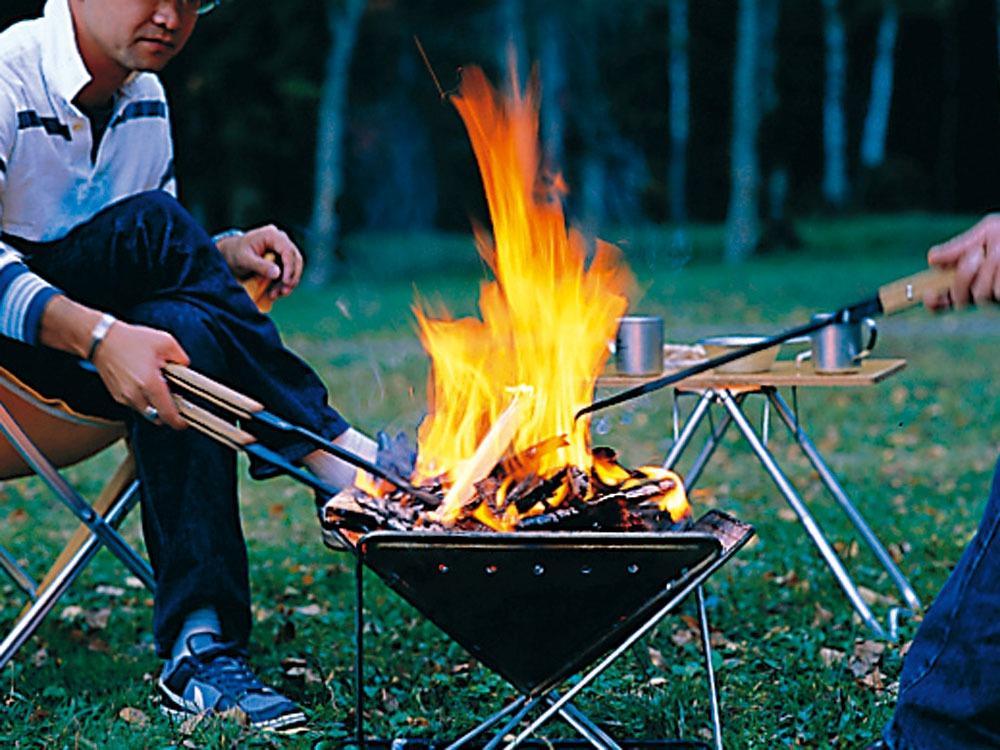 Snow Peak Fire Tool Set Pro.