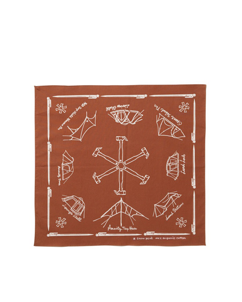 Snow Peak Organic Cotton Noasobi Bandana