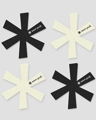 Snow Peak Asterisk Coaster 4 pcs SET