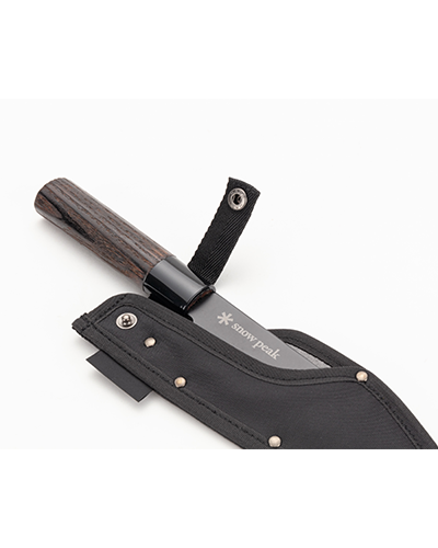 Snow Peak Black Deba knife