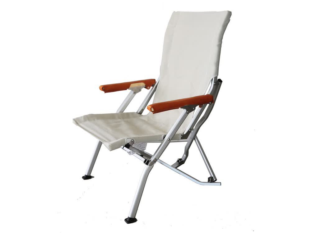 Snow Peak Low Chair 30 Leather Arm