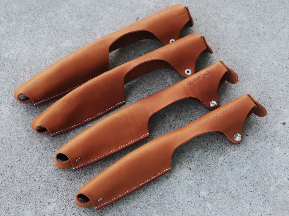 Snow Peak Low Chair 30 Leather Arm