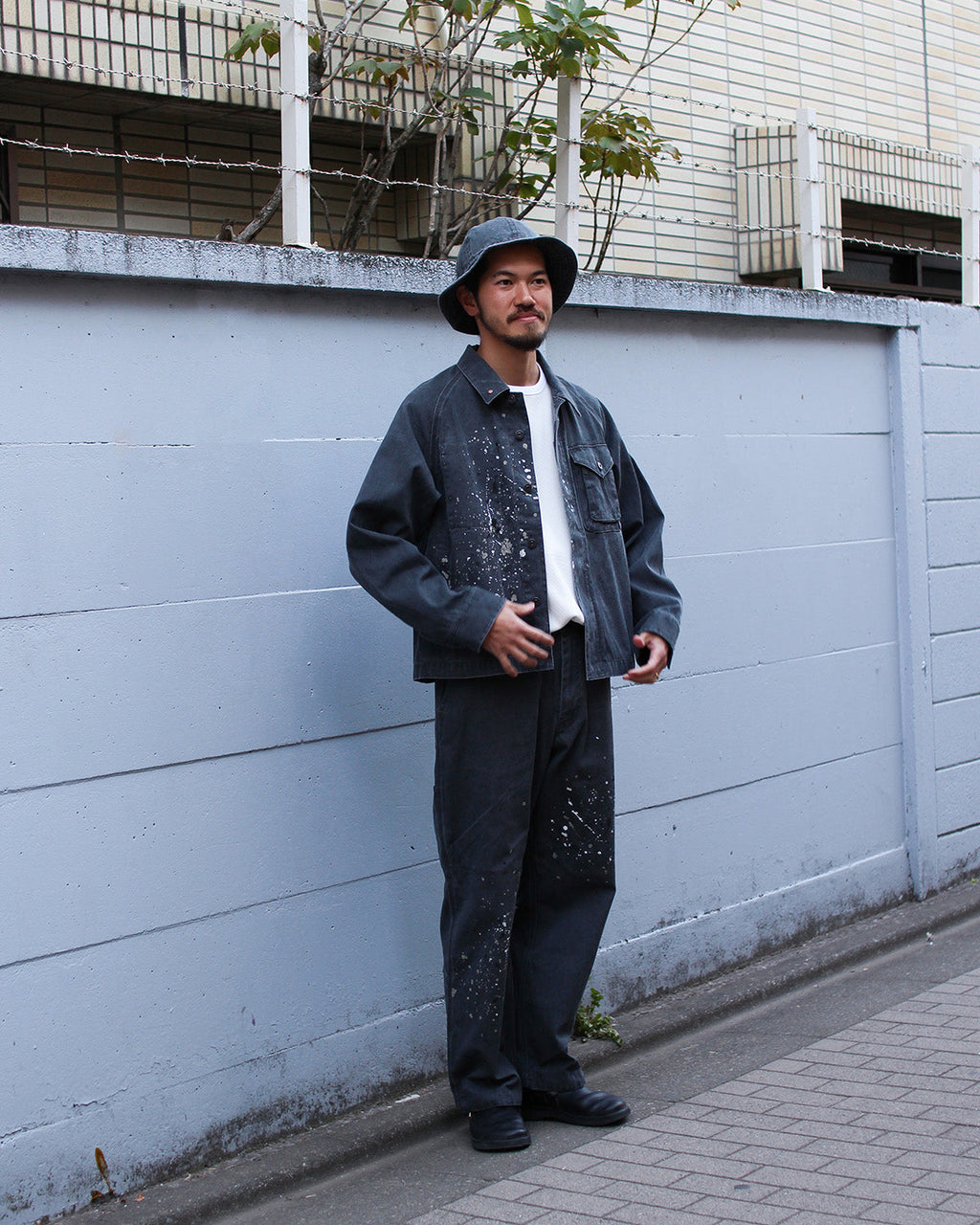 Snow Peak Sulfur Dyed Fade Painted Pants