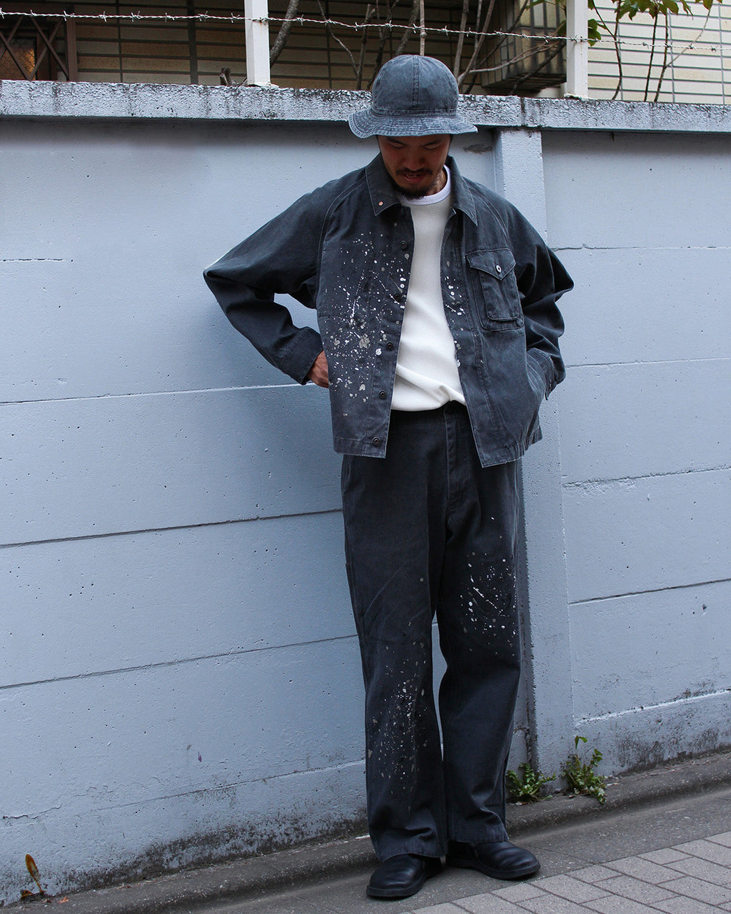 Snow Peak Sulfur Dyed Fade Painted Pants