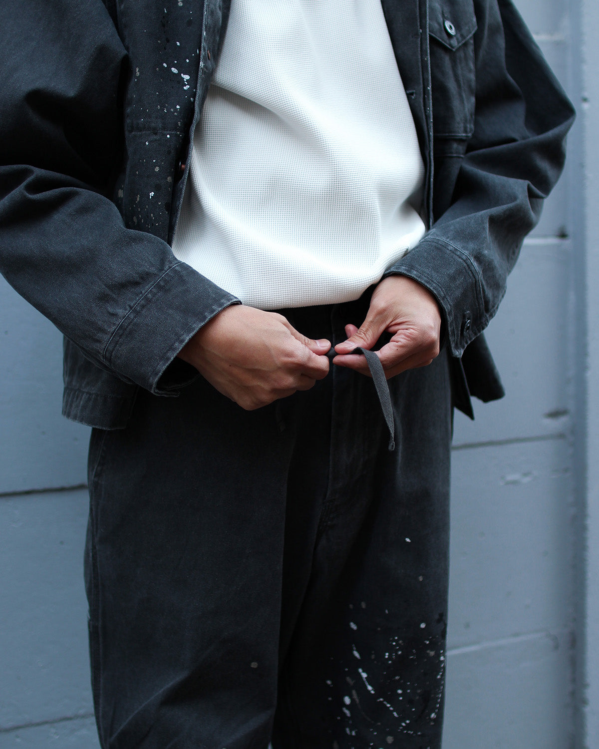Snow Peak Sulfur Dyed Fade Painted Pants