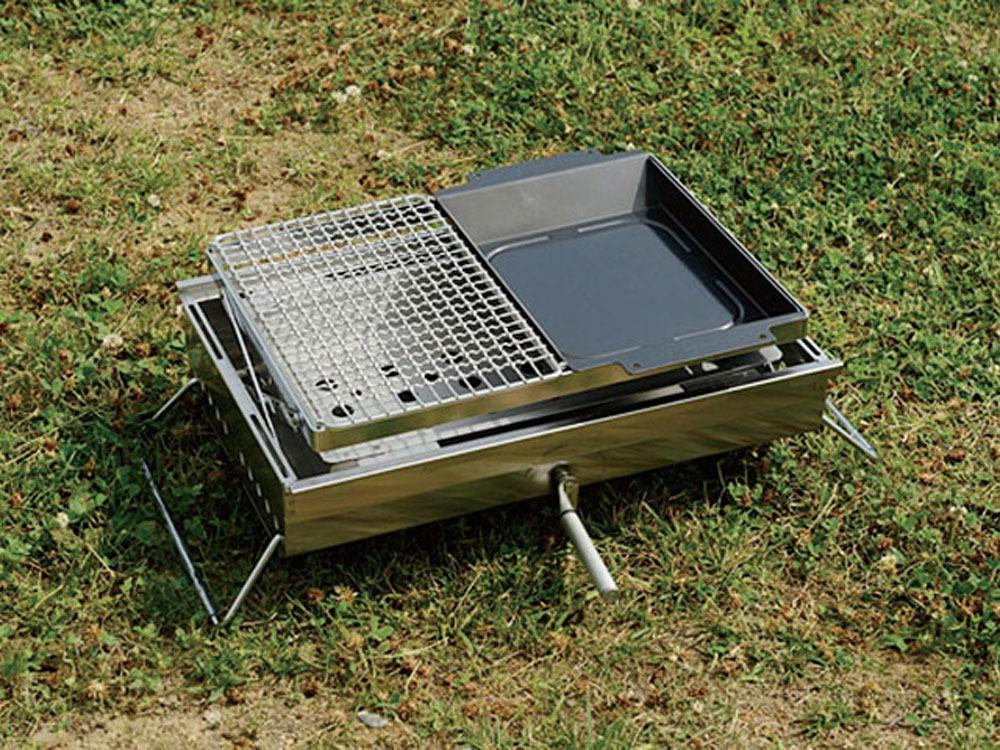 Snow Peak Stainless Half Grill Pro