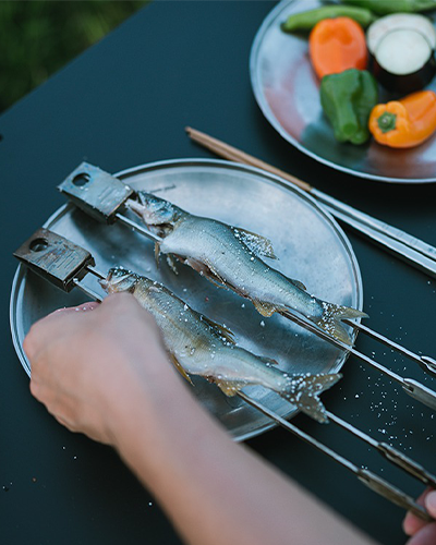 Snow Peak Takibi Hearth Skewer Set