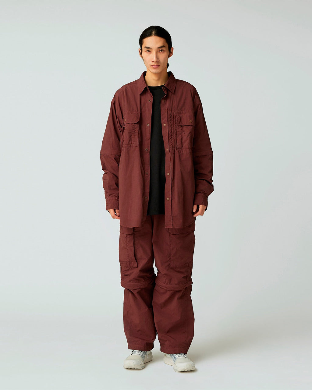 Snow Peak Garment Dyed Convertible Shirt