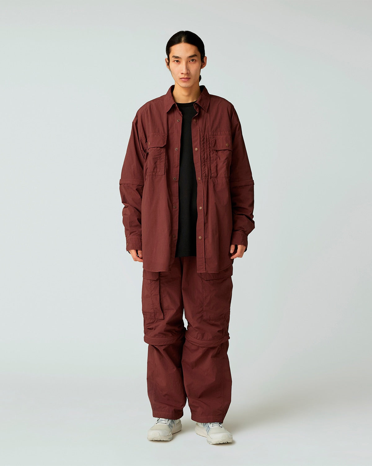 Snow Peak Garment Dyed Convertible Shirt