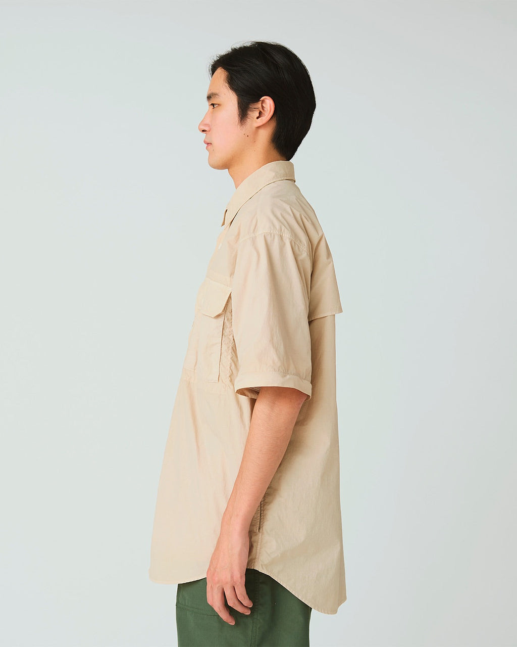 Snow Peak Garment Dyed Convertible Shirt