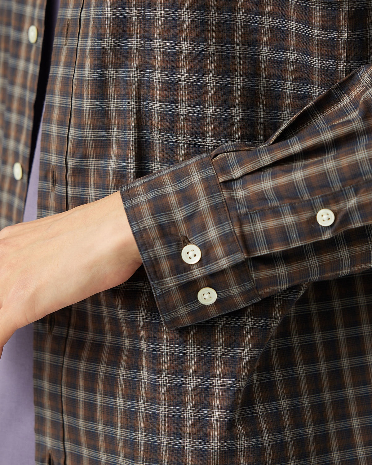 Snow Peak Organic Cotton Ombre Check Shirt