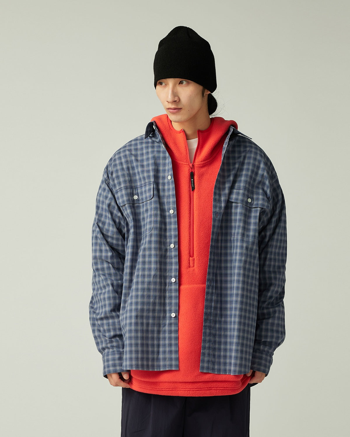 Snow Peak Organic Cotton Ombre Check Shirt