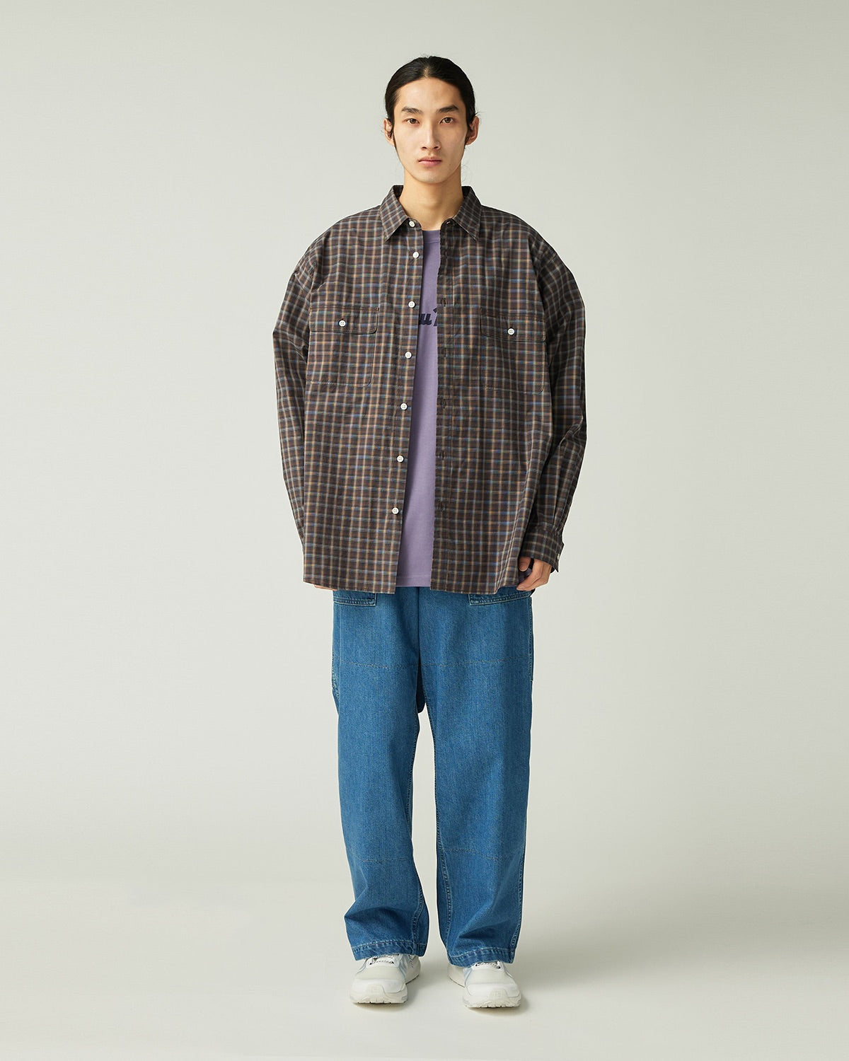 Snow Peak Organic Cotton Ombre Check Shirt