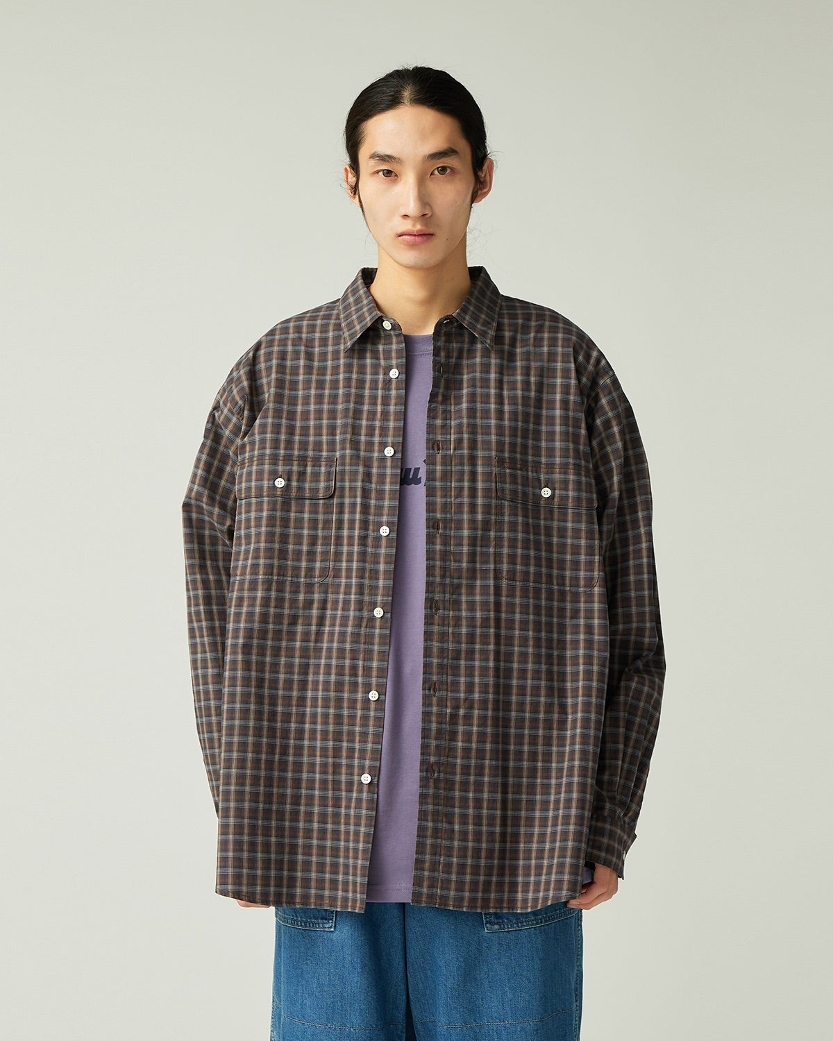 Snow Peak Organic Cotton Ombre Check Shirt