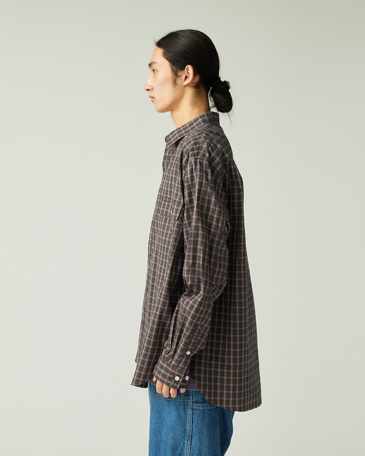 Snow Peak Organic Cotton Ombre Check Shirt