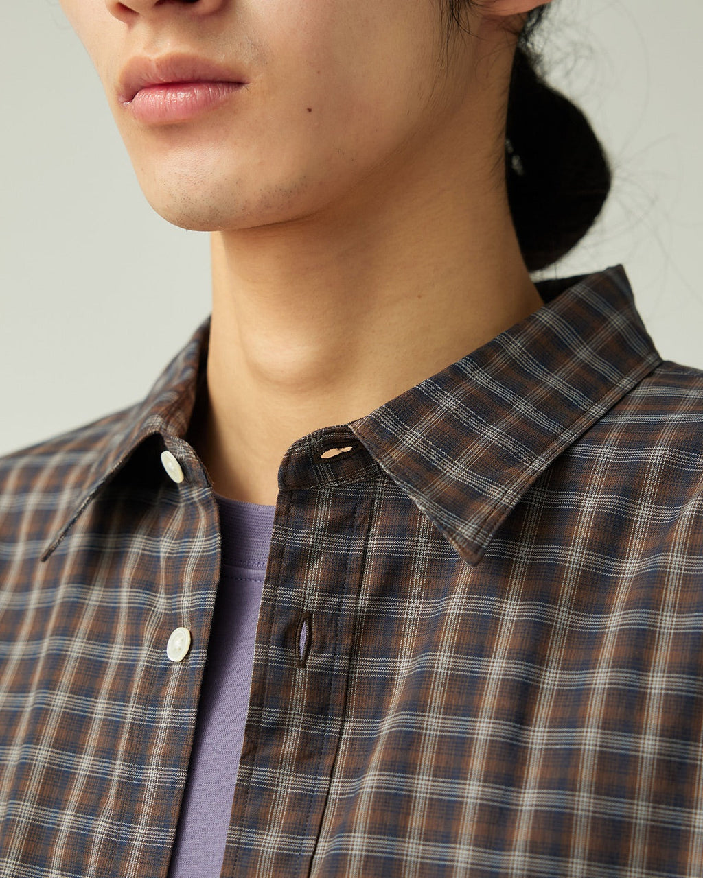 Snow Peak Organic Cotton Ombre Check Shirt