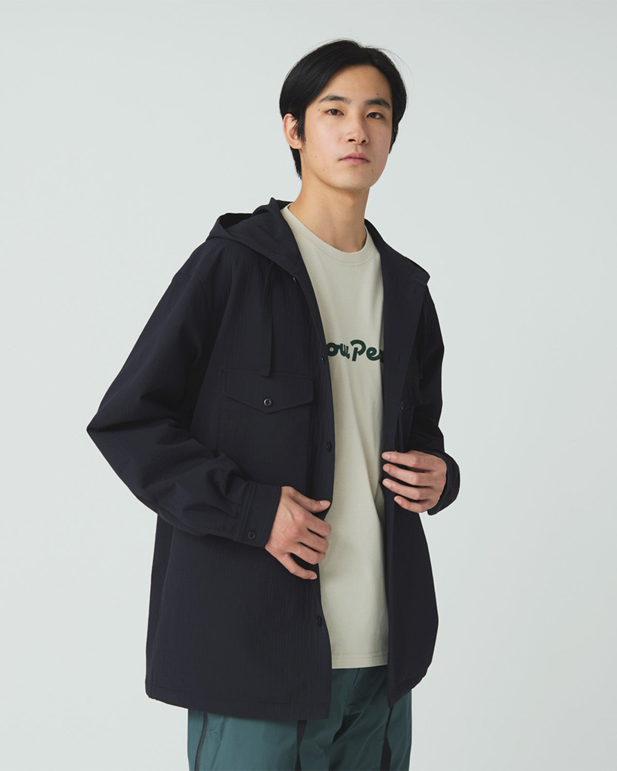 Snow Peak Easy Cloth Hooded Shirt