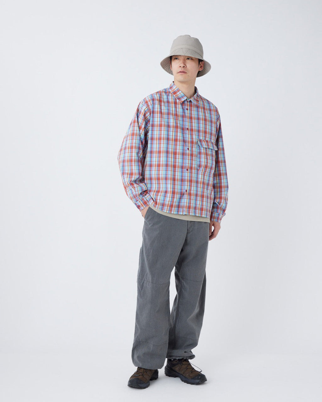 Snow Peak Fade Check Breezy Shirt