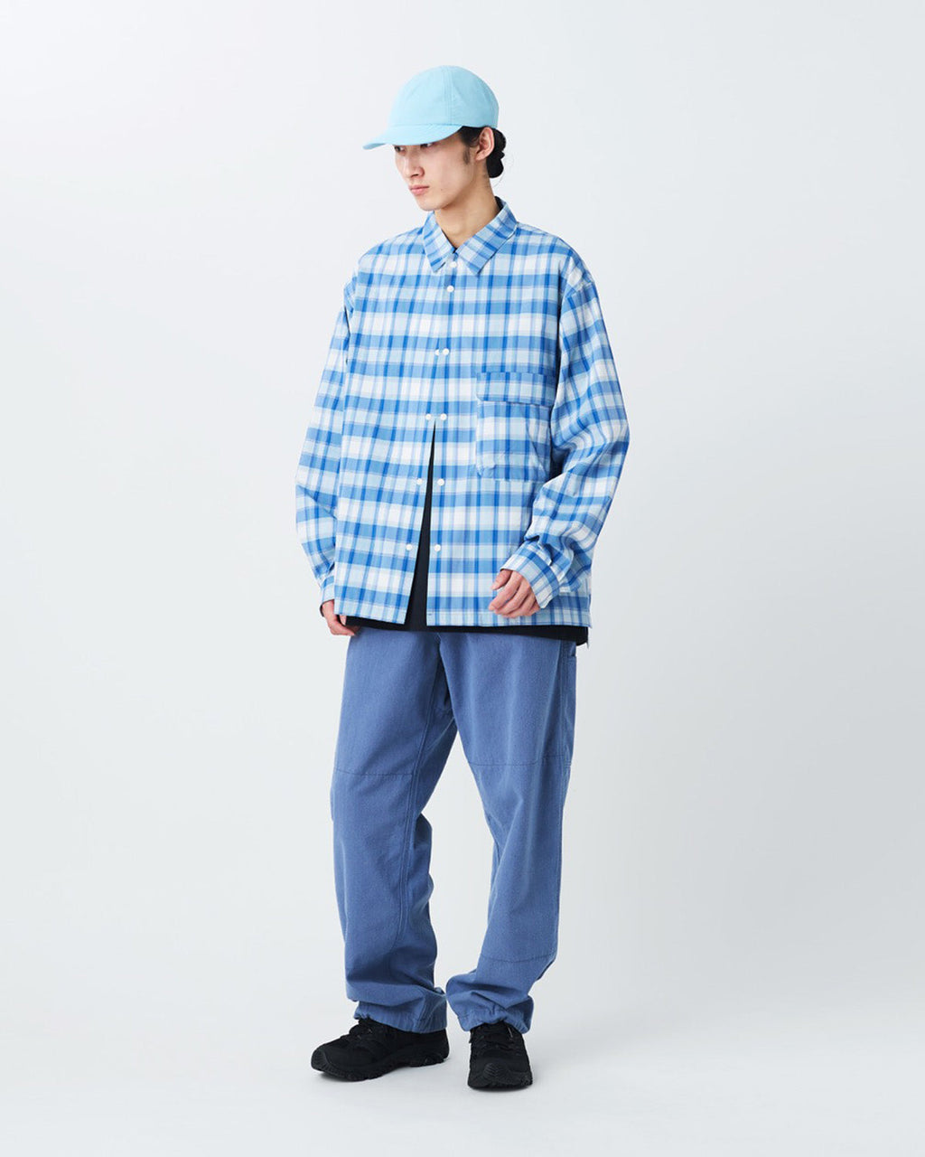 Snow Peak Fade Check Breezy Shirt